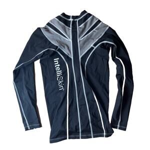 INTELLISKIN Women’s Medium Shirt Base Layer Black Long Sleeve Black Compression